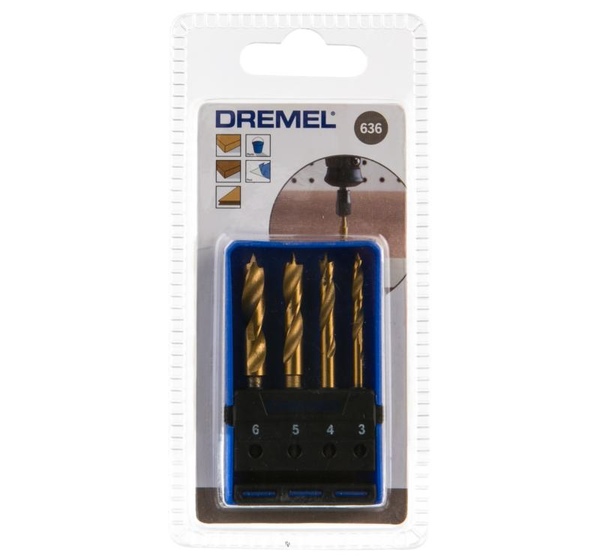 Набор свёрл Dremel по дереву 5 шт.